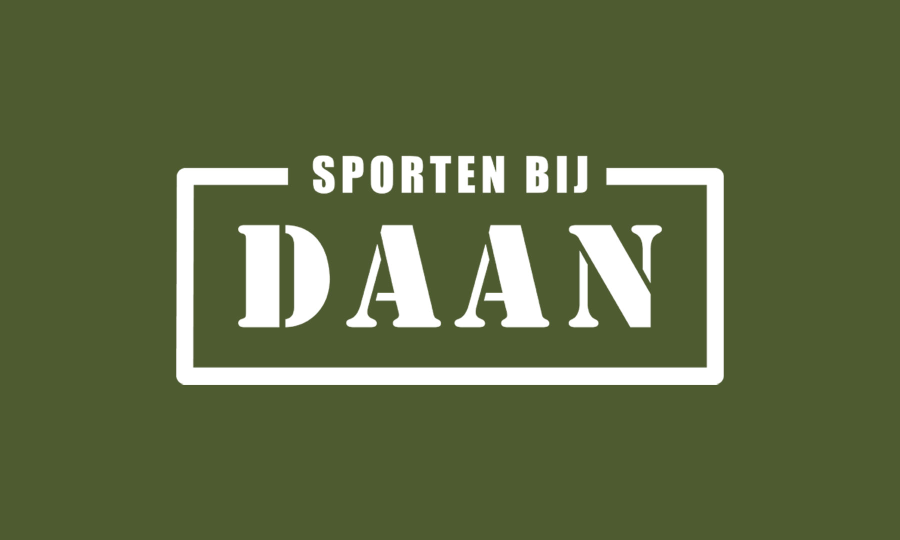 Sporten bij Daan logo ontwerp